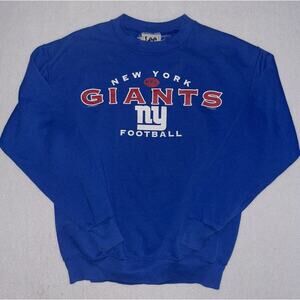 Vintage New York Giants Crewneck Size M Blue Sweatshirt Lee Sports NFL 90S Retro